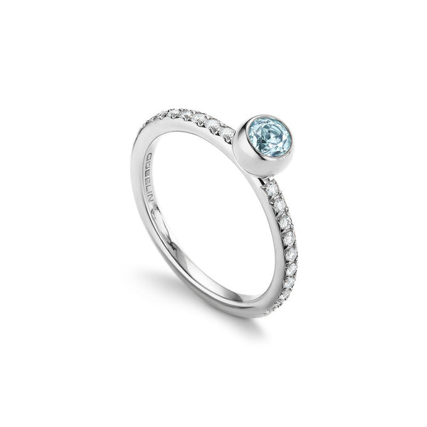 Sparks Solitaire Ring Pavé