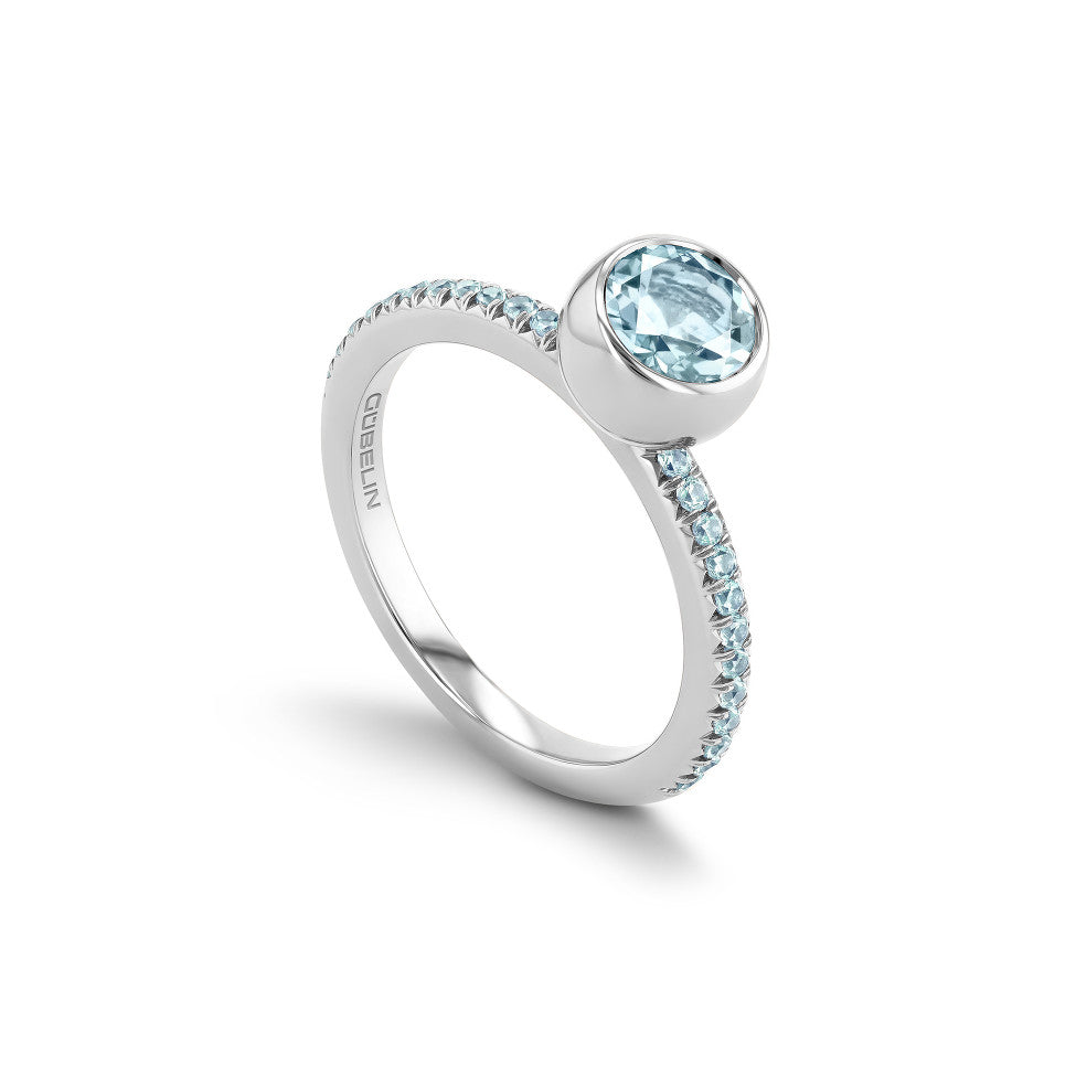 Sparks Solitaire Ring Pavé