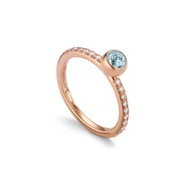 Sparks Solitaire Ring Pavé