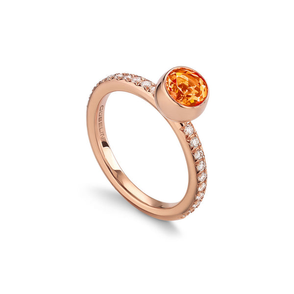 Sparks Solitaire Ring Pavé