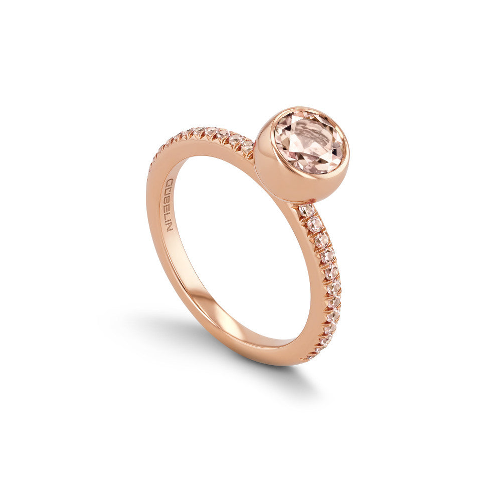 Sparks Solitaire Ring Pavé